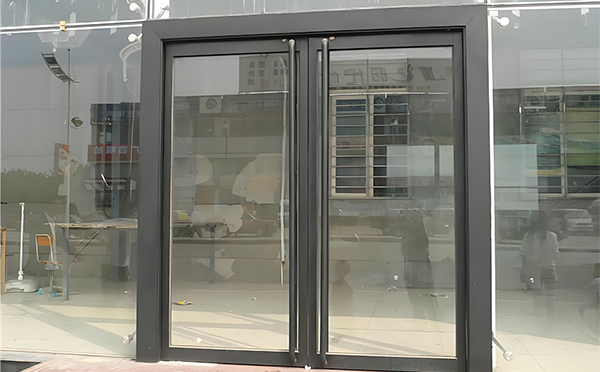 绥德玻璃地弹门