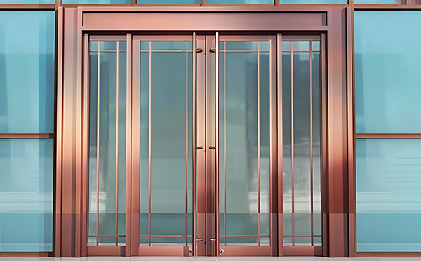 绥德玻璃地弹门