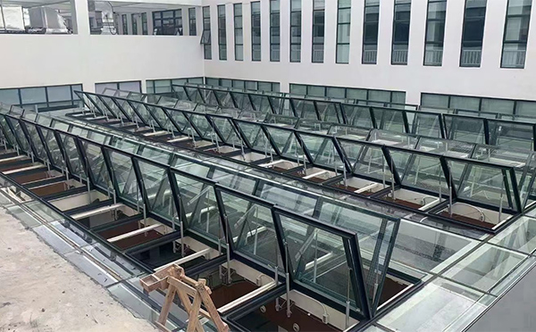 百安科技有限公司近期绥德排烟窗项目案例分享